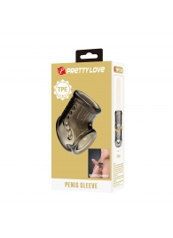 Дымчатая насадка на пенис и мошонку - Baile - в Ноябрьске купить с доставкой