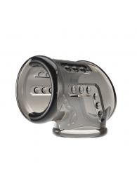 Дымчатая насадка на пенис и мошонку - Baile - в Ноябрьске купить с доставкой