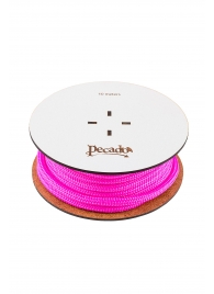Розовая веревка для шибари на катушке - 10 м. - Pecado - купить с доставкой в Ноябрьске