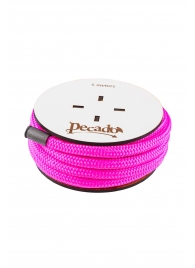 Розовая веревка для шибари на катушке - 5 м. - Pecado - купить с доставкой в Ноябрьске