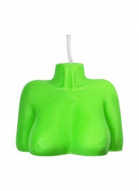 Зеленая сувенирная свеча «Женский силуэт» - Pecado - купить с доставкой в Ноябрьске