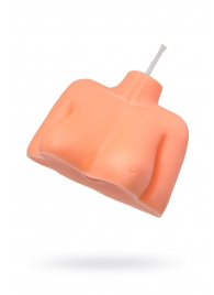 Оранжевая сувенирная свеча «Женский силуэт» - Pecado - купить с доставкой в Ноябрьске