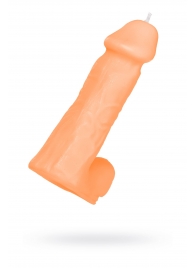Оранжевая сувенирная свеча «Пенис» - Pecado - купить с доставкой в Ноябрьске