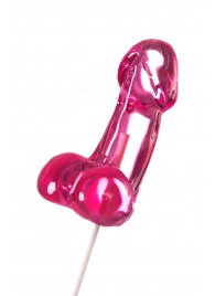 Розовый леденец в форме члена со вкусом айриш крим - 80 гр. - Sosuчki - купить с доставкой в Ноябрьске