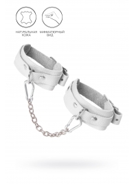 Белые мини-оковы со скруглёнными углами - Pecado - купить с доставкой в Ноябрьске