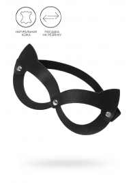 Черная открытая маска с ушками кошки - Pecado - купить с доставкой в Ноябрьске