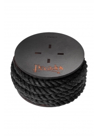 Черная веревка для шибари на катушке - 5 м. - Pecado - купить с доставкой в Ноябрьске