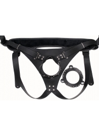 Пояс Hard Brutal для больших насадок - LOVETOY (А-Полимер) - купить с доставкой в Ноябрьске