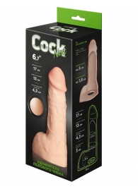 Телесный фаллоудлинитель с мошонкой Cock Next - 17 см. - LOVETOY (А-Полимер) - в Ноябрьске купить с доставкой