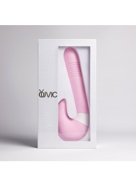 Розовый вибростимулятор зоны G 2-в-1 - Youvic