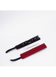 Черно-красные кожаные оковы - Crazy Handmade - купить с доставкой в Ноябрьске