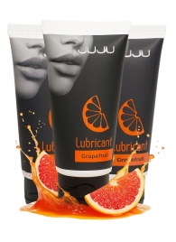 Набор из 3 съедобных лубрикантов JUJU со вкусом грейпфрута - JuJu - купить с доставкой в Ноябрьске