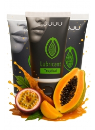 Набор из 3 съедобных лубрикантов JUJU со вкусом тропических фруктов - JuJu - купить с доставкой в Ноябрьске