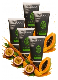 Набор из 5 съедобных лубрикантов JUJU со вкусом тропических фруктов - JuJu - купить с доставкой в Ноябрьске