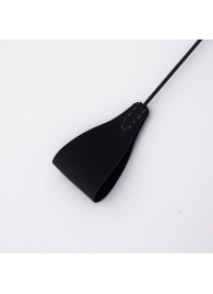 Стек с широким черным кожаным наконечником и металлической ручкой - 67 см. - Crazy Handmade - купить с доставкой в Ноябрьске