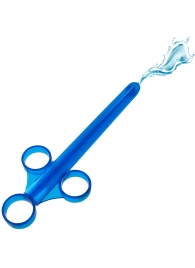 Синий шприц для введения лубриканта XL Lubricant Launcher - XR Brands - купить с доставкой в Ноябрьске