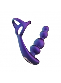 Фиолетовое эрекционное виброкольцо с анальной ёлочкой Stellar Force - ONE DC B.V. - в Ноябрьске купить с доставкой