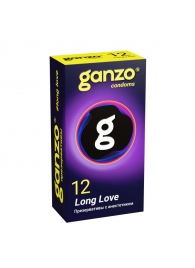 Презервативы с анестетиком для продления удовольствия Ganzo Long Love - 12 шт. - Ganzo - купить с доставкой в Ноябрьске