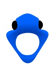 Синее эрекционное кольцо Wooomy Tribeс с вибрацией - Adrien Lastic - в Ноябрьске купить с доставкой