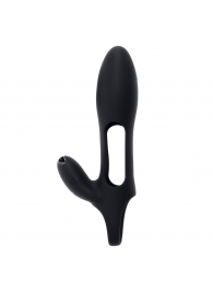 Черная насадка на пенис с вибрацией Nautilus - Zero Tolerance - в Ноябрьске купить с доставкой