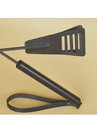 Черный кожаный стек «Сириус» - 60 см. - Sitabella - купить с доставкой в Ноябрьске