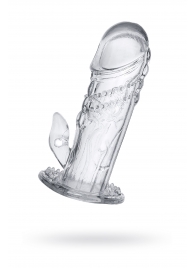 Прозрачная насадка на пенис Uco - 13 см. - A-toys - в Ноябрьске купить с доставкой