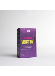 Стимулирующий гель с эффектом вибрации Blackberry Vibration - 15 мл. - INTT - купить с доставкой в Ноябрьске