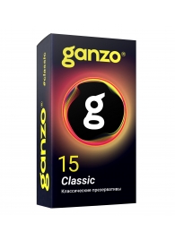 Классические презервативы с обильной смазкой Ganzo Classic - 15 шт. - Ganzo - купить с доставкой в Ноябрьске