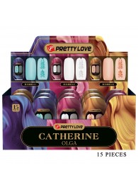 Набор из 15 мастурбаторов Catherine Olga - Baile - в Ноябрьске купить с доставкой
