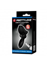 Черное эрекционное кольцо с вибрацией Adrien - Baile - в Ноябрьске купить с доставкой