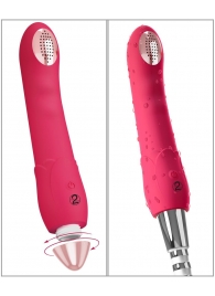 Малиновая насадка на душ с вибрацией Showers to orgasm - 20,1 см. - Orion - купить с доставкой в Ноябрьске