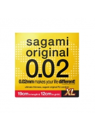 Презерватив увеличенного размера Sagami Original 0.02 XL-size - 1 шт. - Sagami - купить с доставкой в Ноябрьске