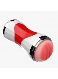 Двусторонний мастурбатор в колбе Power Grip Cup - вагина и ротик - Boys of Toys - в Ноябрьске купить с доставкой