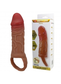 Реалистичная насадка на член Peirre - 15,5 см. - Baile - в Ноябрьске купить с доставкой