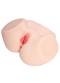 Мастурбатор-полуторс с двойным слоем материала и вибрацией Jenny Onahole Real Vagina - KOKOS - в Ноябрьске купить с доставкой