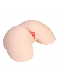 Мастурбатор-полуторс с двойным слоем материала и вибрацией Jenny Onahole Real Hips - KOKOS - в Ноябрьске купить с доставкой