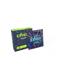 Светящиеся в темноте презервативы Expert Neon - 3 шт. - Expert - купить с доставкой в Ноябрьске