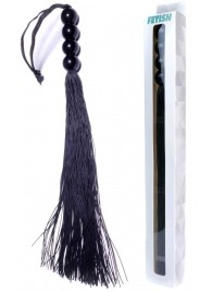 Черная силиконовая плеть - 37 см. - Boys of Toys - купить с доставкой в Ноябрьске