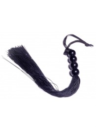 Черная силиконовая плеть - 37 см. - Boys of Toys - купить с доставкой в Ноябрьске