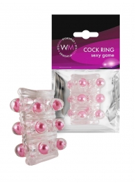 Прозрачная сквозная насадка на пенис с цветными шариками - Erowoman-Eroman - в Ноябрьске купить с доставкой