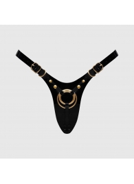 Черный пояс для фиксации насадок Strap-On-Me Leatherette Harness Fabulous - Strap-on-me - купить с доставкой в Ноябрьске