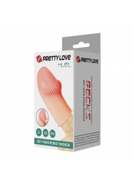 Телесная насадка на пенис Huel - 9 см. - Baile - в Ноябрьске купить с доставкой