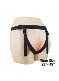 Черные трусики харнесс с платформой Caludio I - Baile - купить с доставкой в Ноябрьске