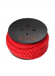 Красная веревка для шибари на катушке - 5 м. - Pecado - купить с доставкой в Ноябрьске