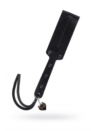 Черный кожаный пэддл - 32 см. - Pecado - купить с доставкой в Ноябрьске