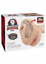 Телесный мастурбатор-вагина Pussy Pounder Squeeze Stroker - Pipedream - в Ноябрьске купить с доставкой