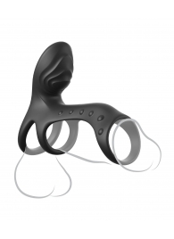 Черная насадка на пенис Ultimate Couples Cage Pro - Pipedream - в Ноябрьске купить с доставкой