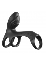 Черная насадка на пенис Ultimate Couples Cage Pro - Pipedream - в Ноябрьске купить с доставкой