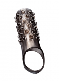 Дымчатая насадка на пенис с выпуклостями - 12 см. - Sex Expert - в Ноябрьске купить с доставкой