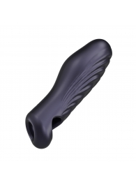 Сливовая силиконовая насадка на пенис с подхватом Manwan Ryzer - Manwan - в Ноябрьске купить с доставкой